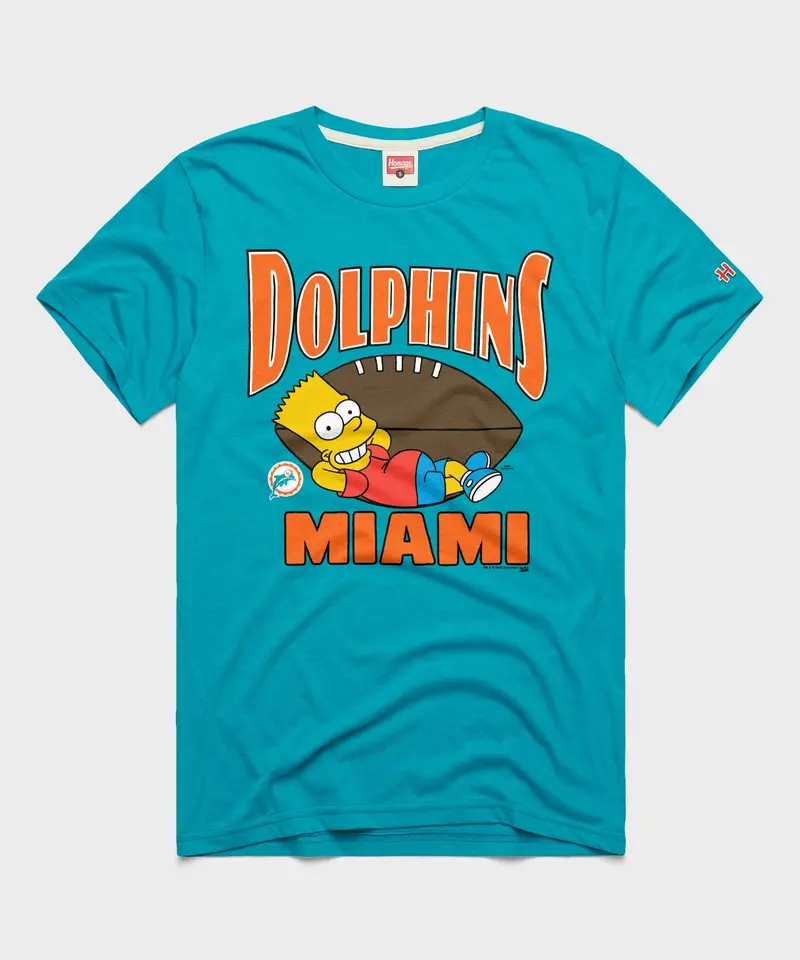 The Simpsons Bart X Miami Dolphins 1