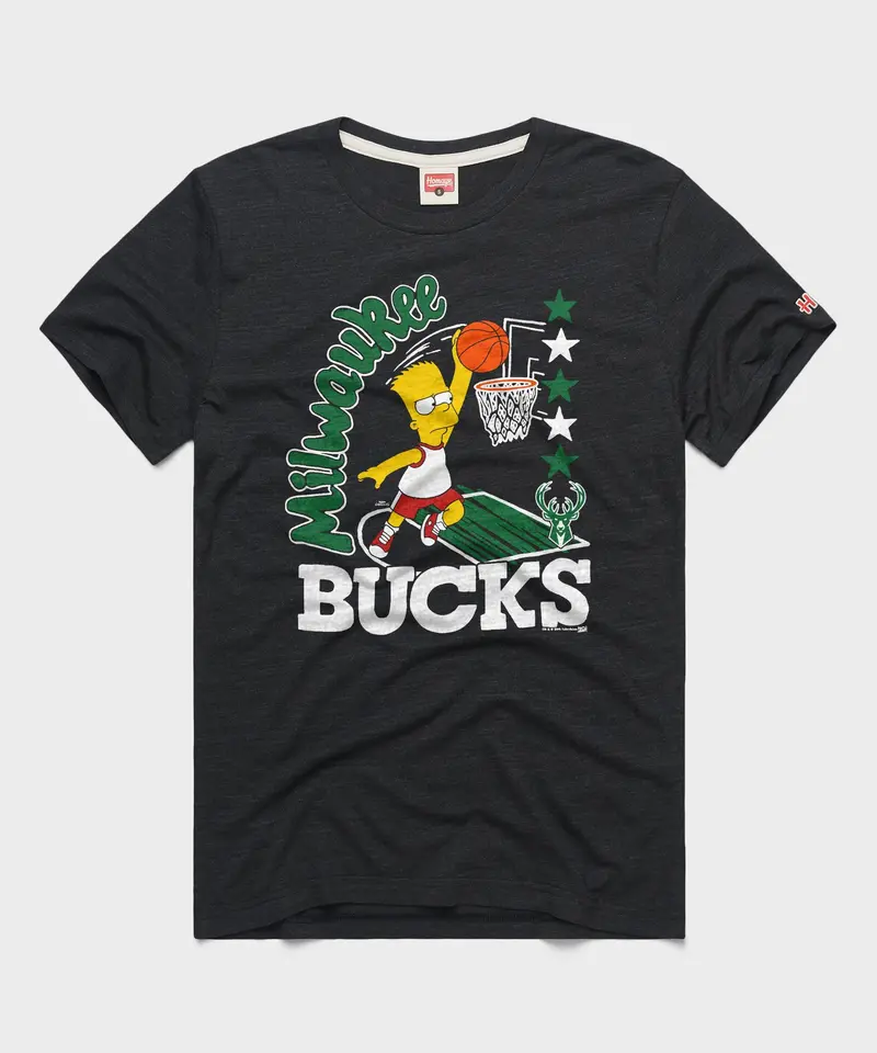 The Simpsons Bart X Milwaukee Bucks 1