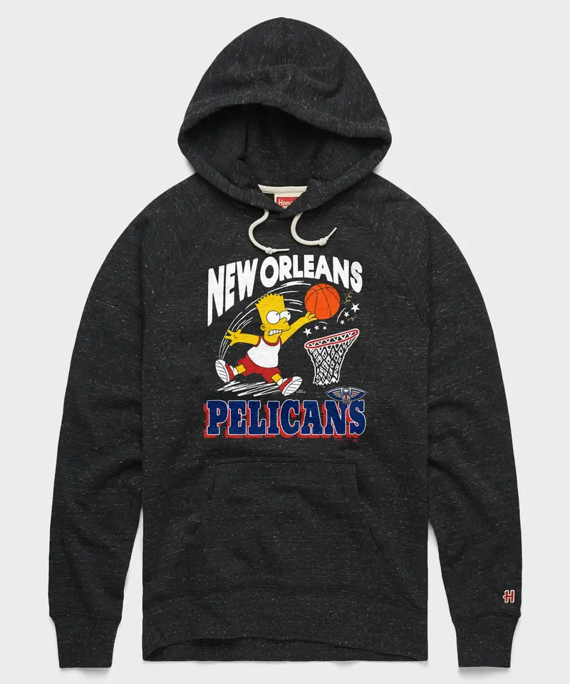 The Simpsons Bart X New Orleans Pelicans Hoodie 1