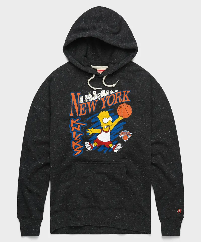 The Simpsons Bart X New York Knicks Hoodie 1