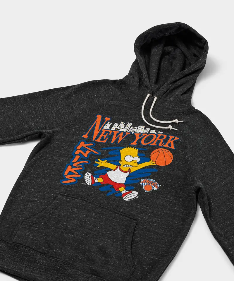 The Simpsons Bart X New York Knicks Hoodie 2