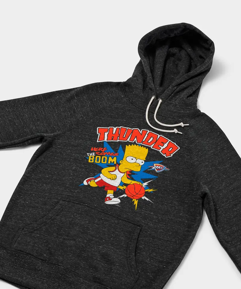 The Simpsons Bart X Oklahoma City Thunder Hoodie 2