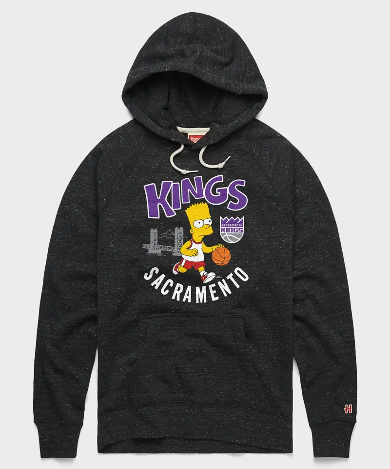 The Simpsons Bart X Sacramento Kings Hoodie 1