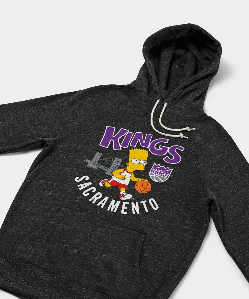 The Simpsons Bart X Sacramento Kings Hoodie 2