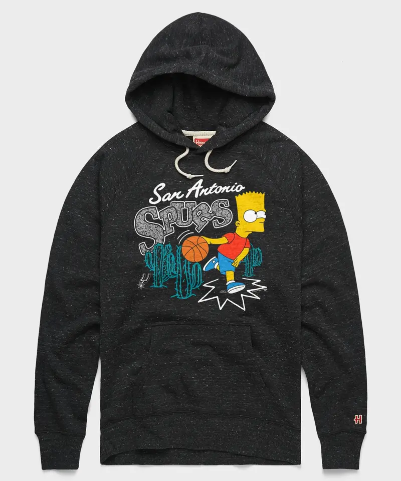 The Simpsons Bart X San Antonio Spurs Hoodie 1