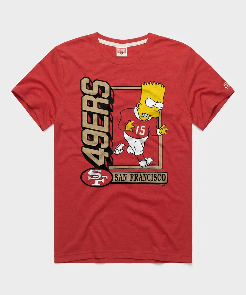 The Simpsons Bart X San Francisco 49Ers 1