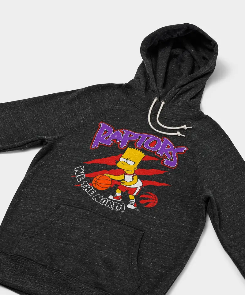 The Simpsons Bart X Toronto Raptors Hoodie 2