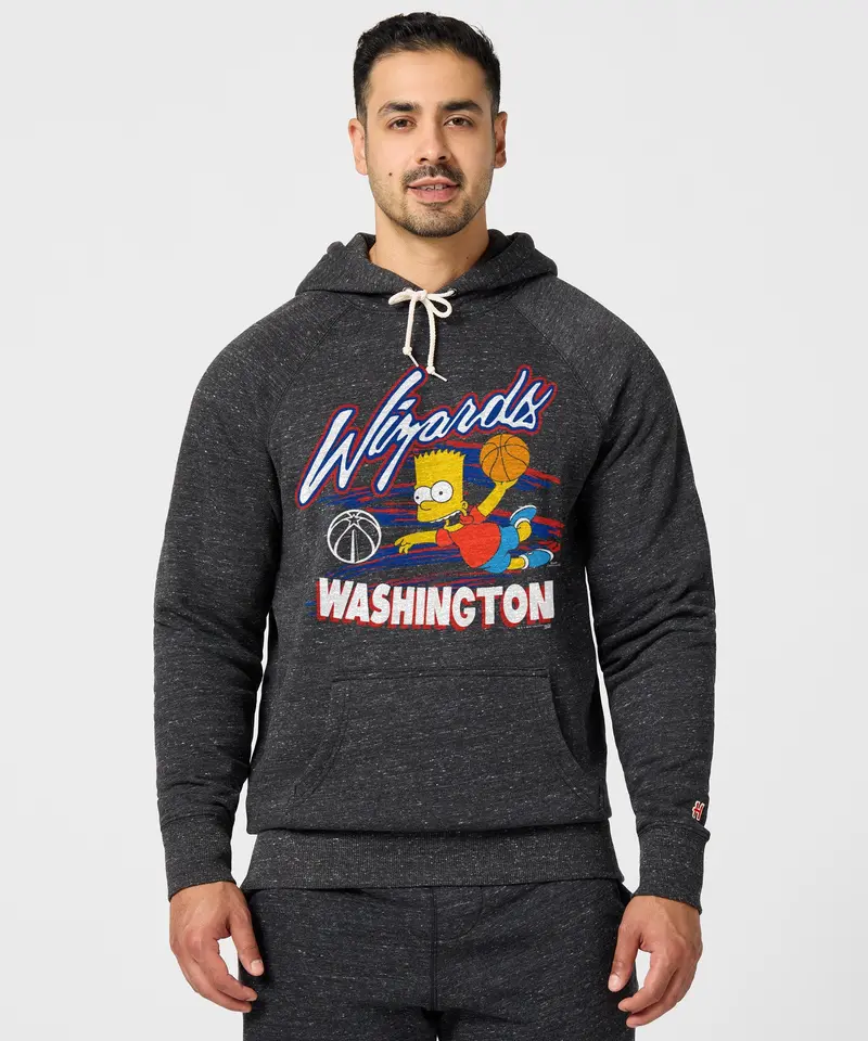 The Simpsons Bart X Washington Wizards Hoodie 3