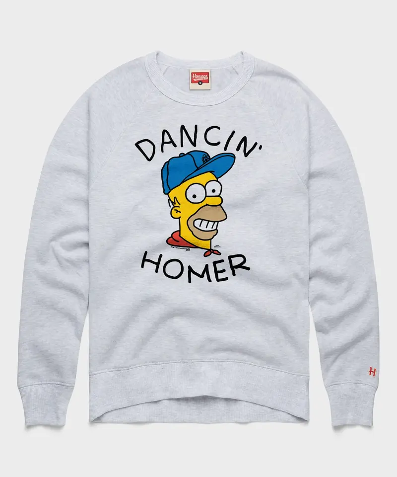The Simpsons Dancin' Homer Crewneck 1