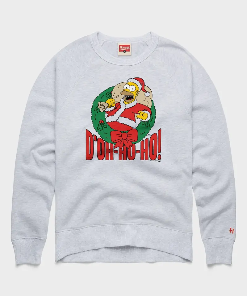 The Simpsons Homer D'oh-Ho-Ho Crewneck 1