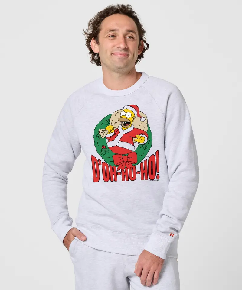 The Simpsons Homer D'oh-Ho-Ho Crewneck 3