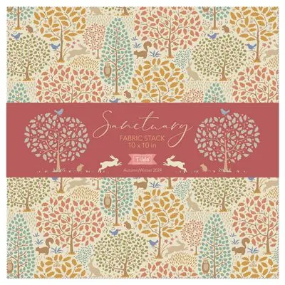 Tilda Sanctuary Fabric Stack 10In Squares 40Pc 1