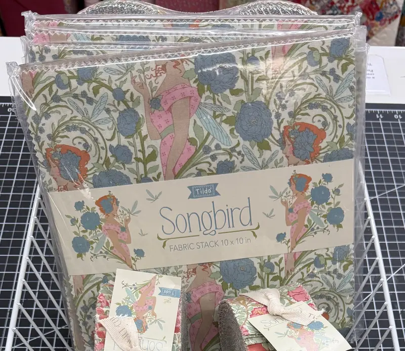 Tilda - Songbird Fabric Stack  10" X 10" Fabric 1