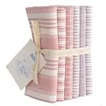 Tilda Tilda Woven Tea Towel Fqb 6Pc 20X22in Red Plum 1