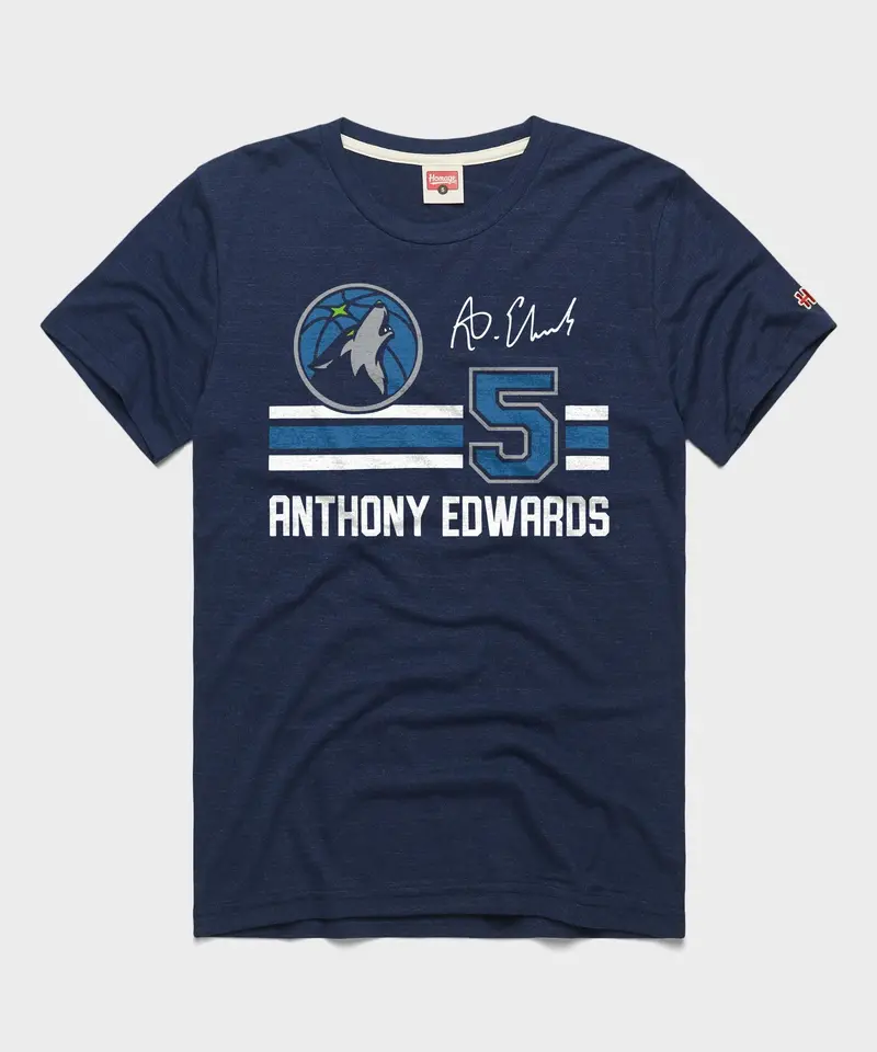 Timberwolves Anthony Edwards Signature Jersey 1