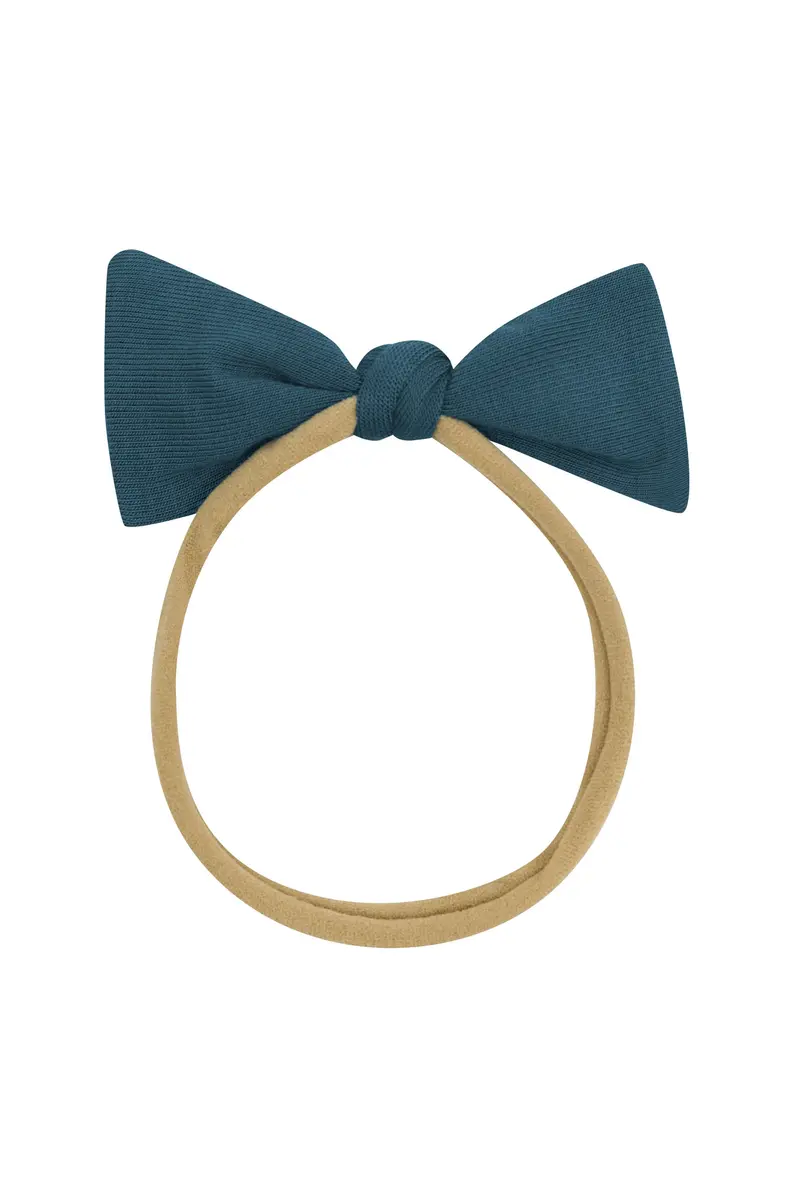 Tiny Nylon Bow In Atlantic 1