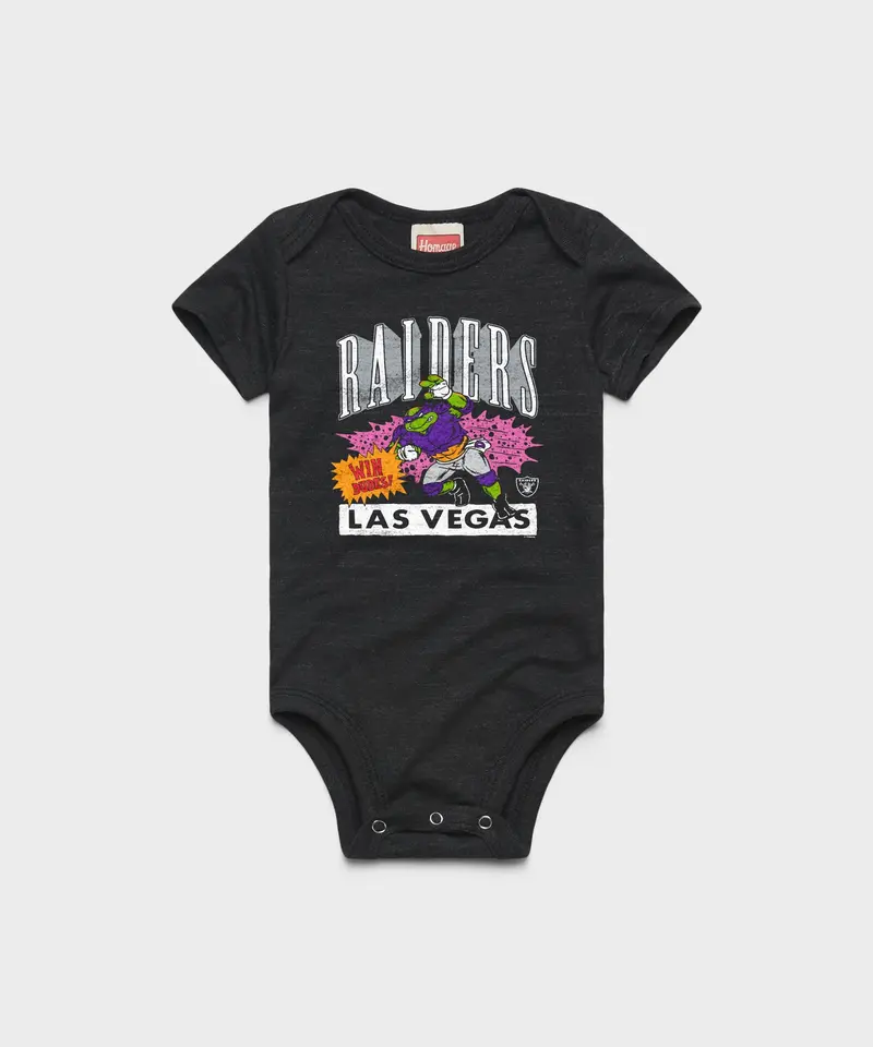 Tmnt Donatello X Las Vegas Raiders Baby One Piece 1