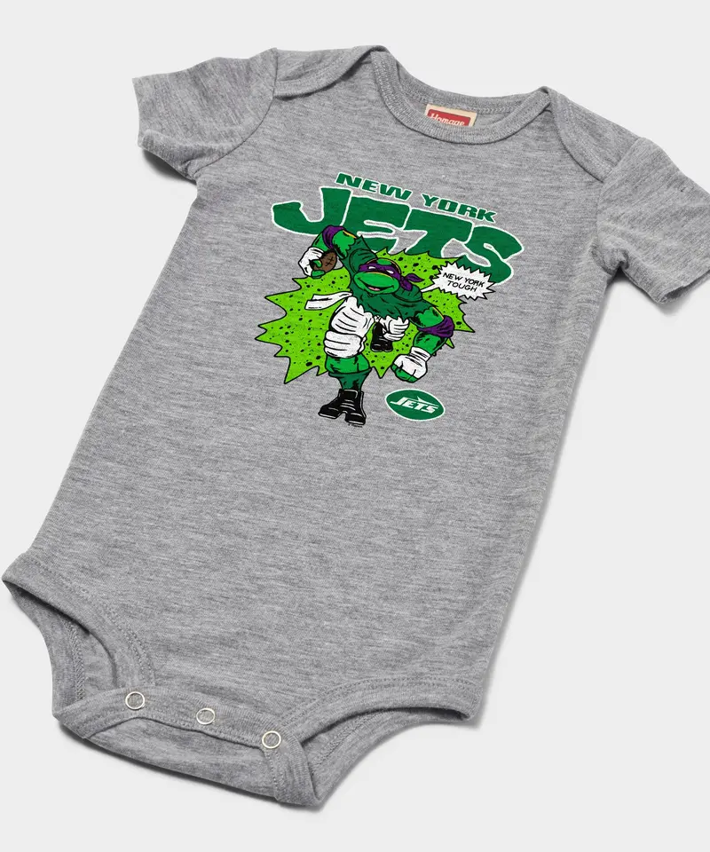 Tmnt Donatello X New York Jets Baby One Piece 2