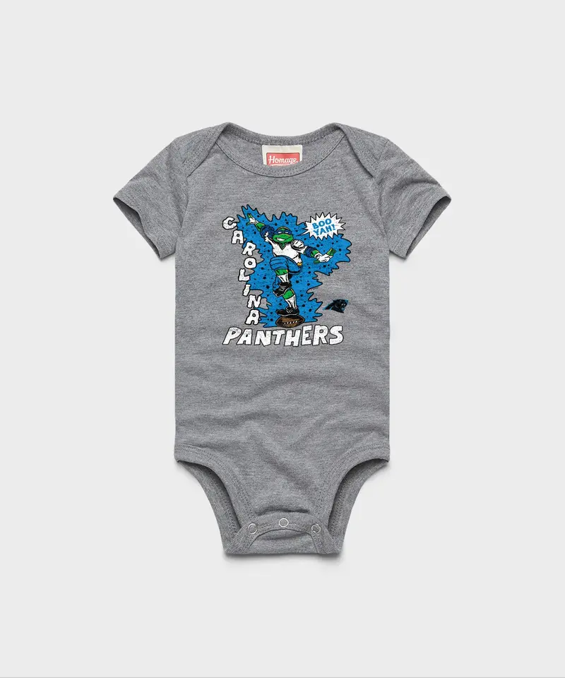 Tmnt Leonardo X Carolina Panthers Baby One Piece 1