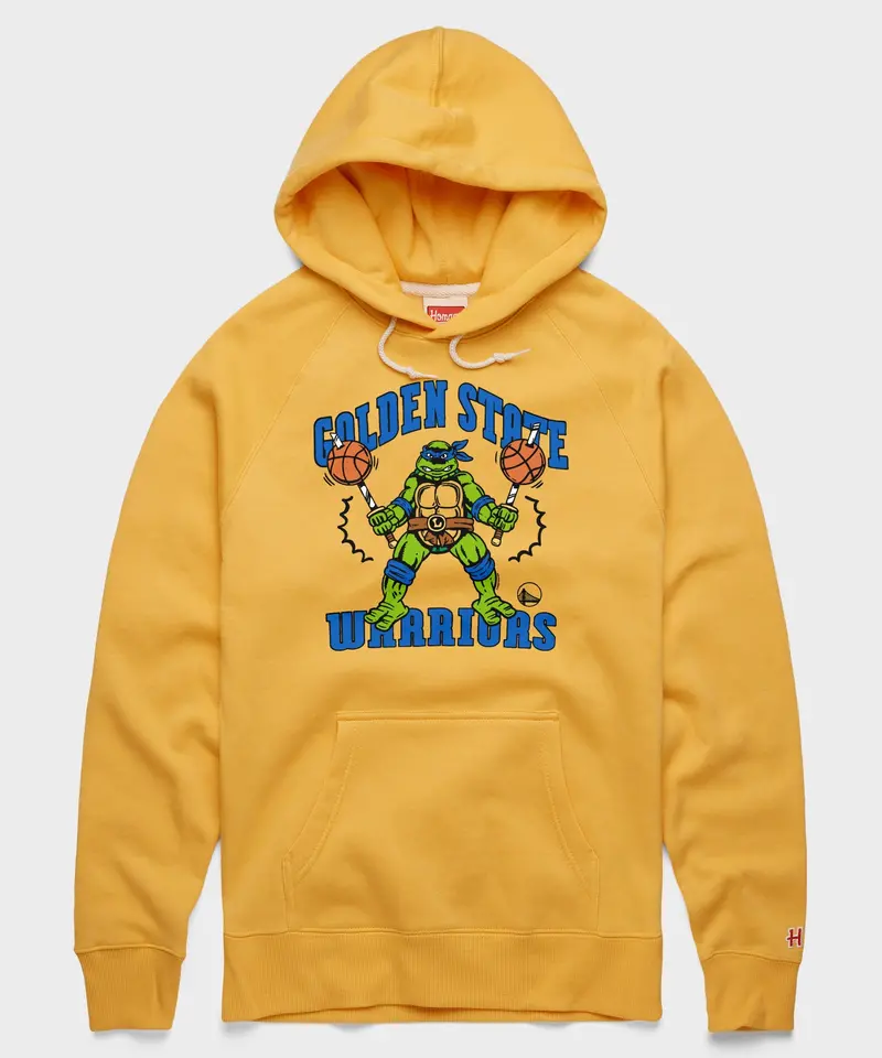Tmnt Leonardo X Golden State Warriors Hoodie 1