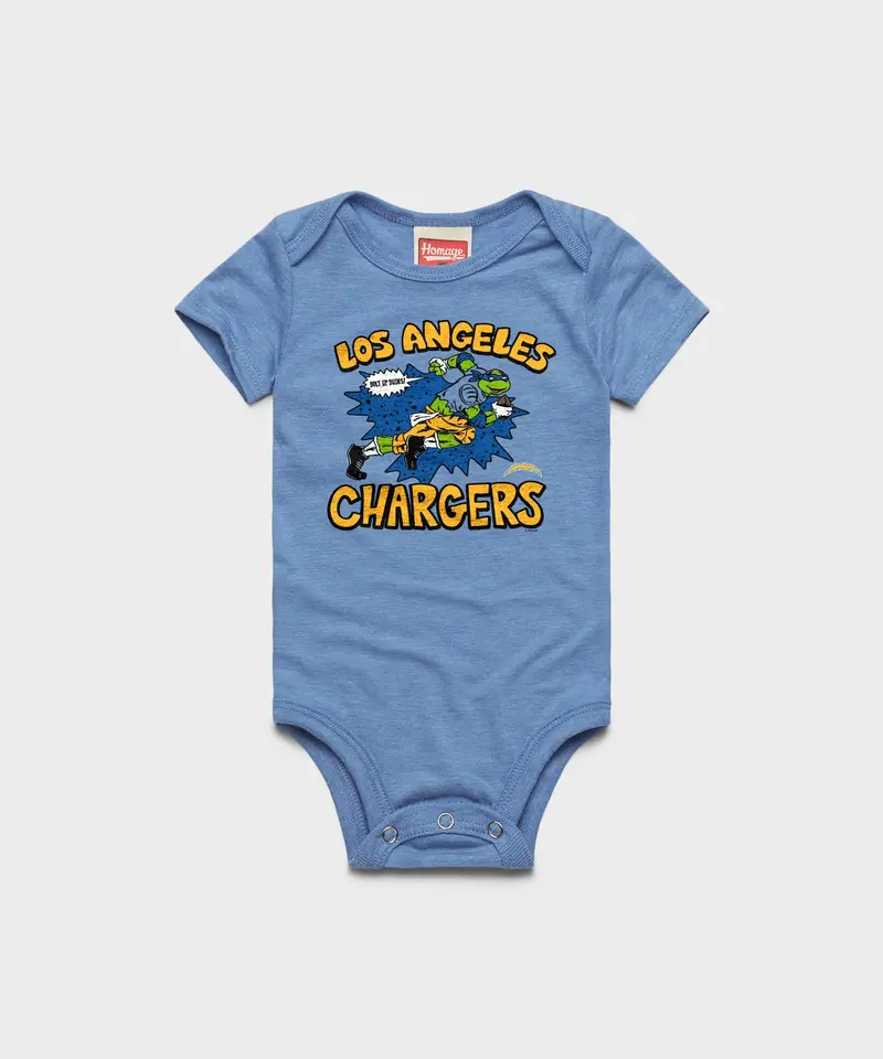 Tmnt Leonardo X Los Angeles Chargers Baby One Piece 1