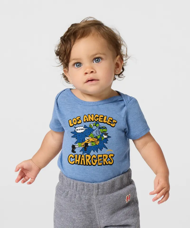 Tmnt Leonardo X Los Angeles Chargers Baby One Piece 3