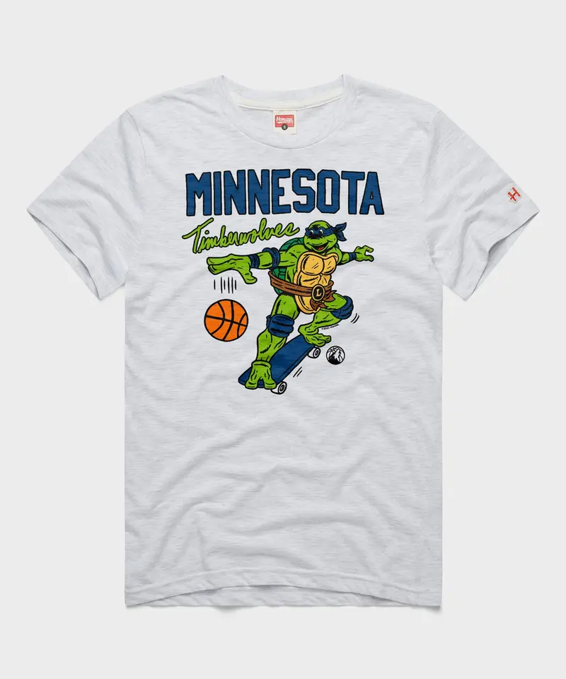 Tmnt Leonardo X Minnesota Timberwolves 1