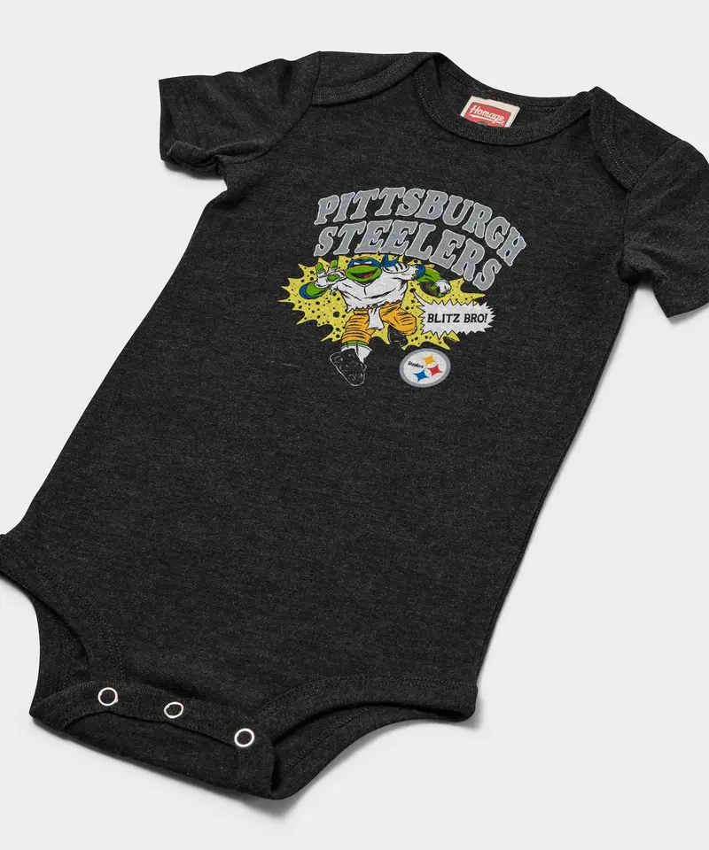 Tmnt Leonardo X Pittsburgh Steelers Baby One Piece 2