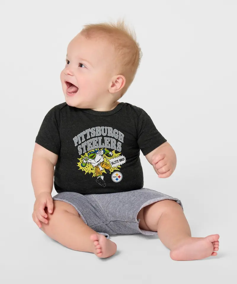 Tmnt Leonardo X Pittsburgh Steelers Baby One Piece 3