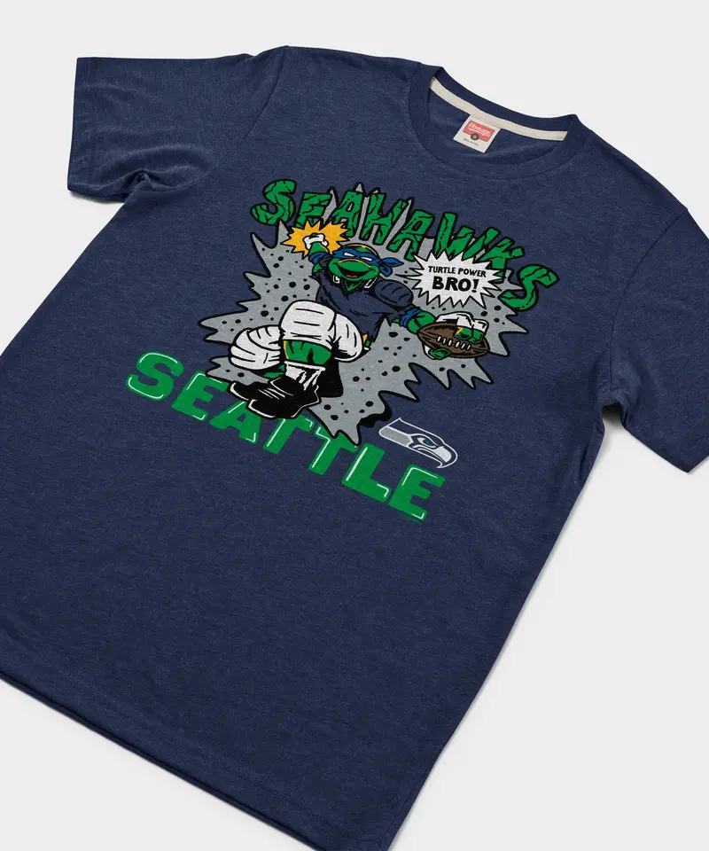 Tmnt Leonardo X Seattle Seahawks 2