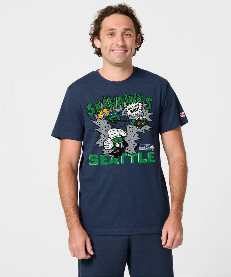 Tmnt Leonardo X Seattle Seahawks 3