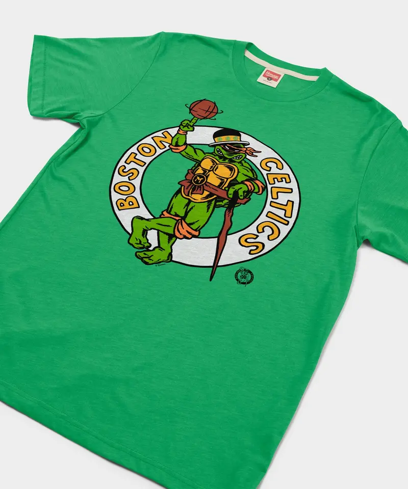 Tmnt Michelangelo X Boston Celtics 2