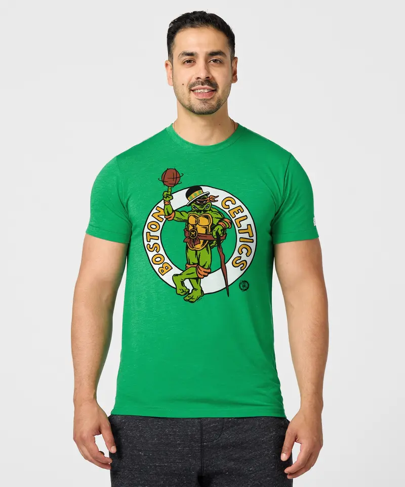 Tmnt Michelangelo X Boston Celtics 3