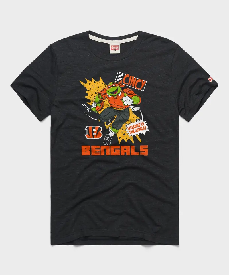 Tmnt Michelangelo X Cincinnati Bengals 1