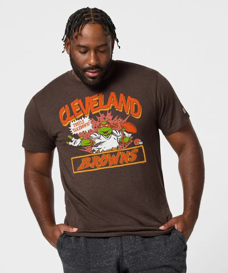 Tmnt Michelangelo X Cleveland Browns 3