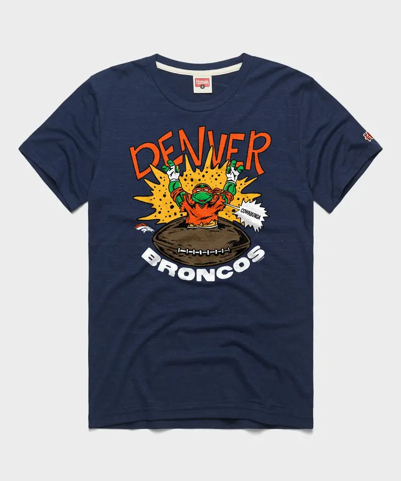 Tmnt Michelangelo X Denver Broncos 1