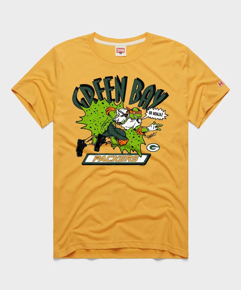 Tmnt Michelangelo X Green Bay Packers 1