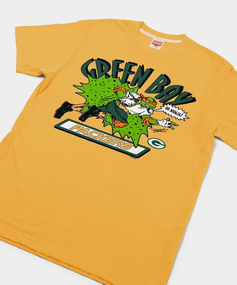 Tmnt Michelangelo X Green Bay Packers 2