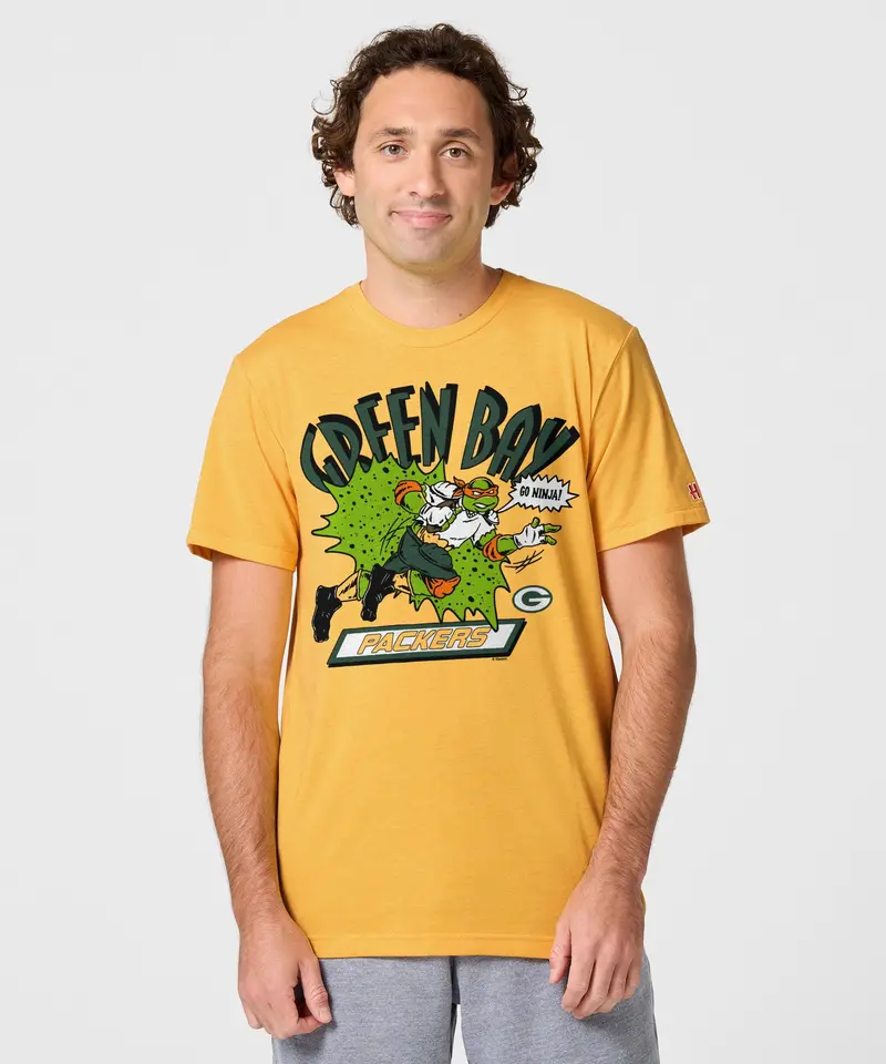 Tmnt Michelangelo X Green Bay Packers 3