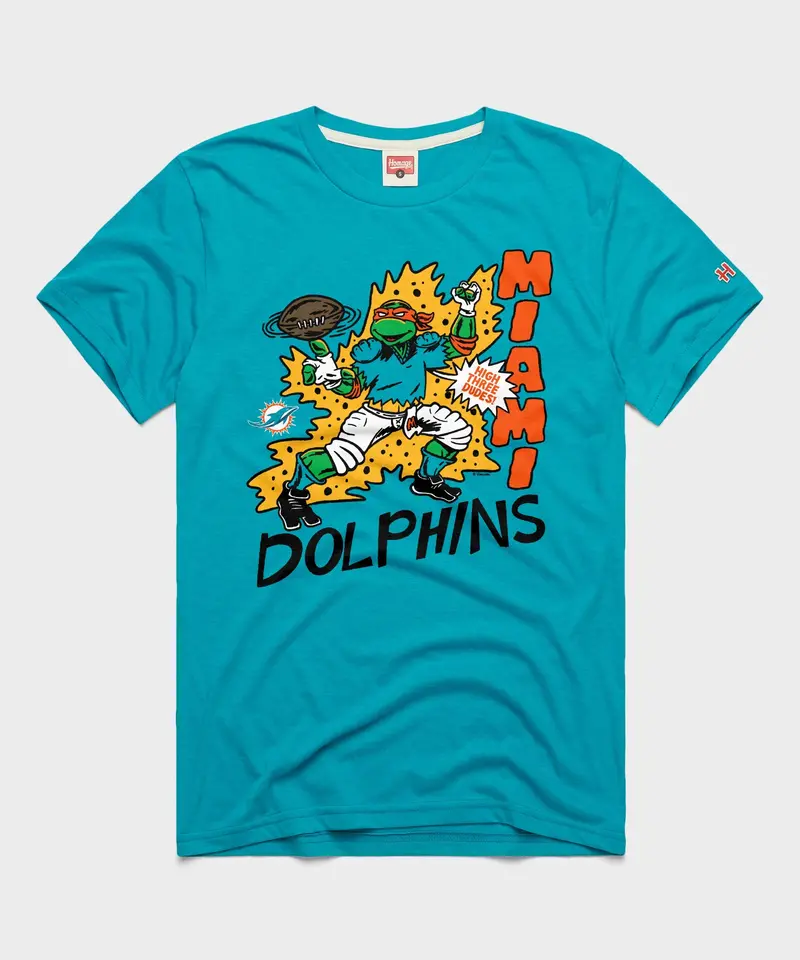 Tmnt Michelangelo X Miami Dolphins 1