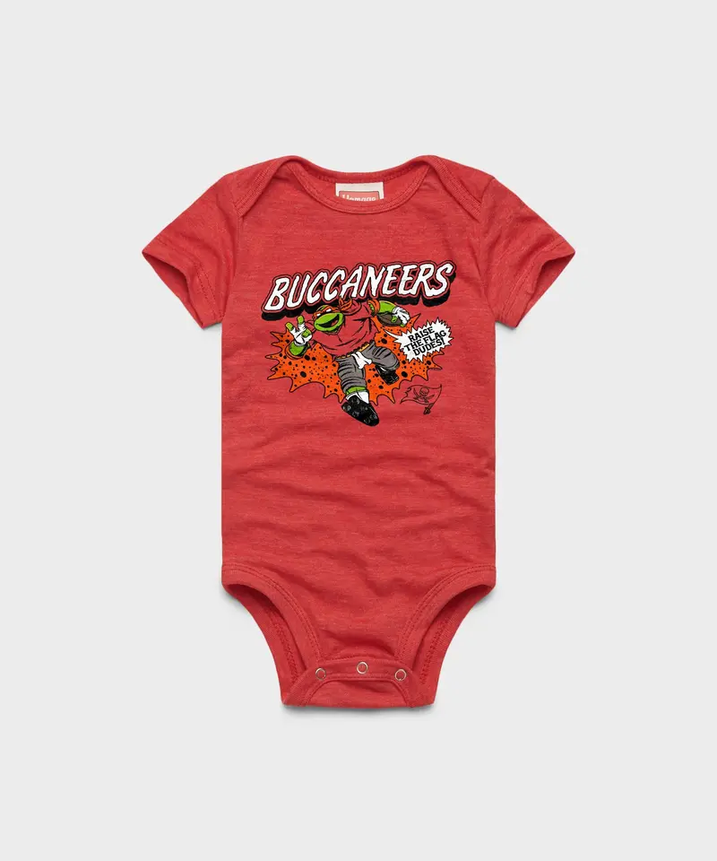 Tmnt Michelangelo X Tampa Bay Buccaneers Baby One Piece 1