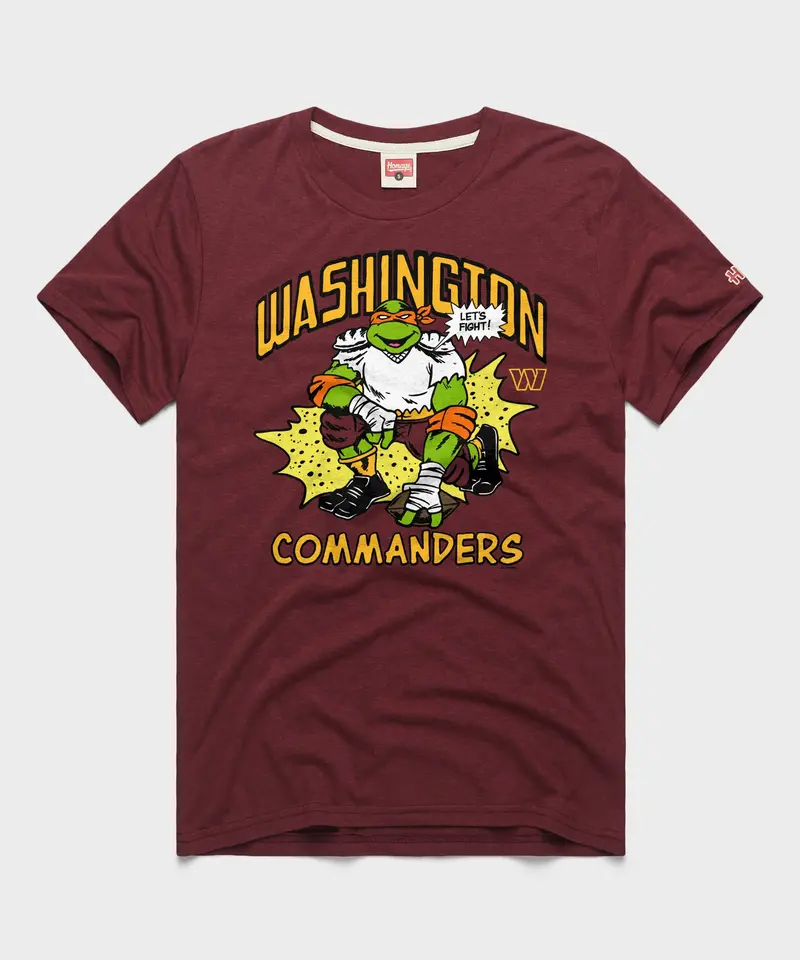 Tmnt Michelangelo X Washington Commanders 1