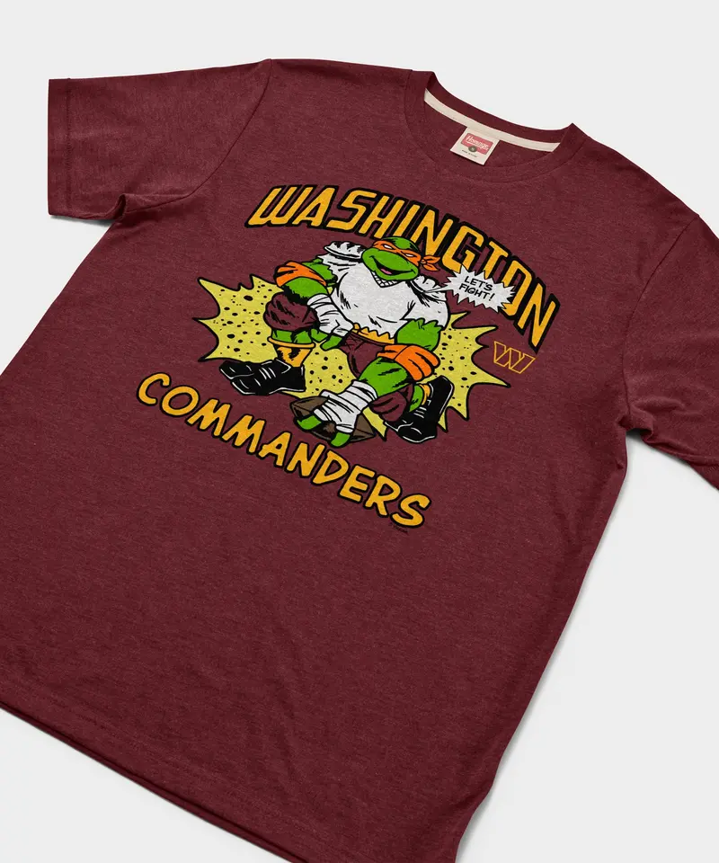 Tmnt Michelangelo X Washington Commanders 2