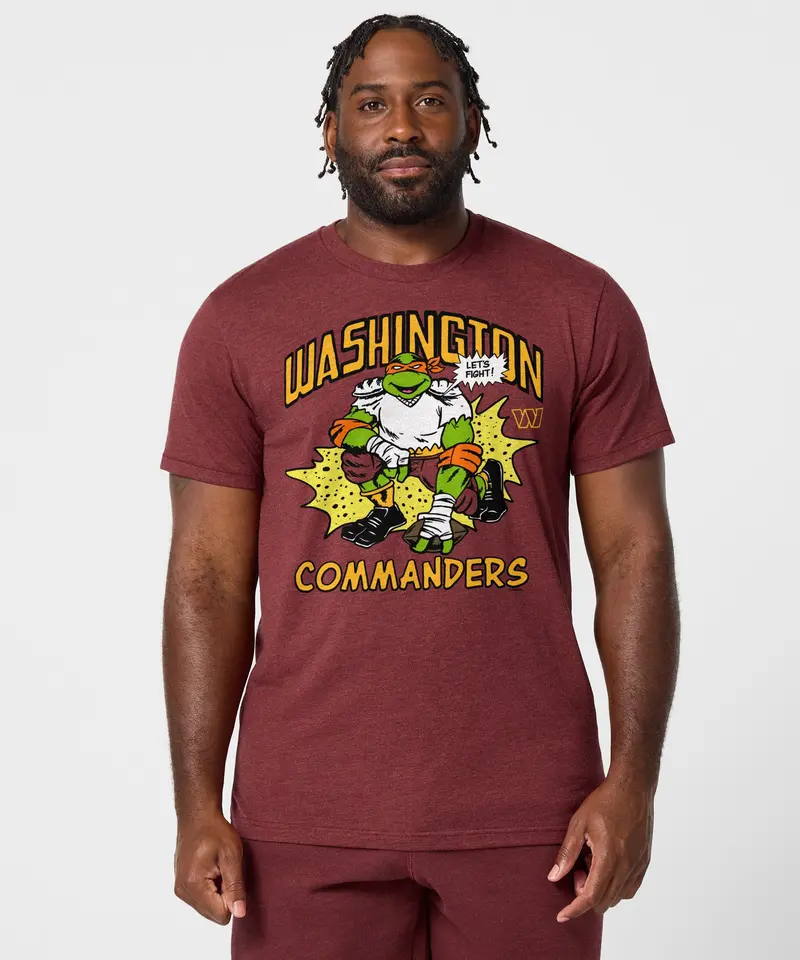 Tmnt Michelangelo X Washington Commanders 3