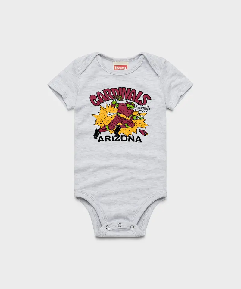 Tmnt Raphael X Arizona Cardinals Baby One Piece 1