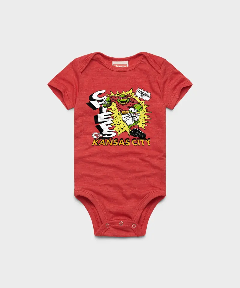 Tmnt Raphael X Kansas City Chiefs Baby One Piece 1