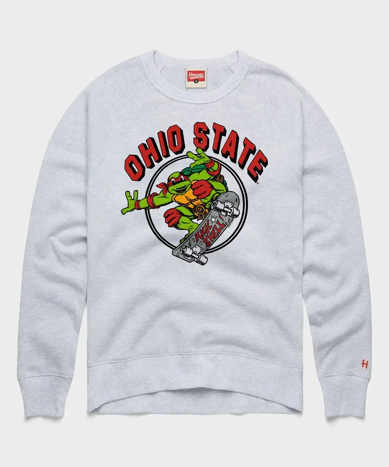 Tmnt Raphael X Ohio State Kick Shell Crewneck 1