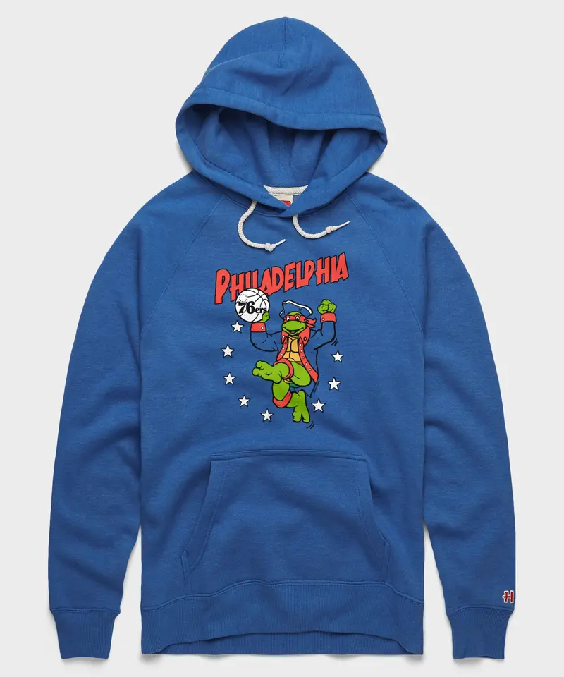 Tmnt Raphael X Philadelphia 76Ers Hoodie 1
