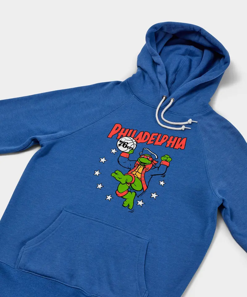 Tmnt Raphael X Philadelphia 76Ers Hoodie 2