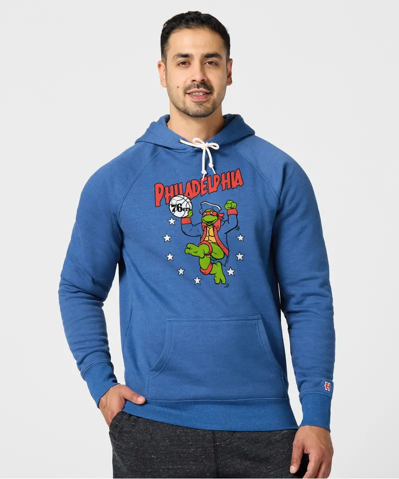 Tmnt Raphael X Philadelphia 76Ers Hoodie 3